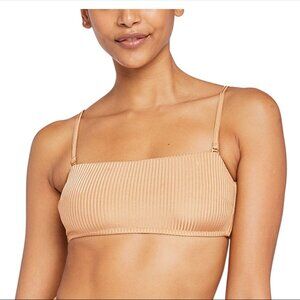 Vitamin A Mila ribbed bandeau bikini set